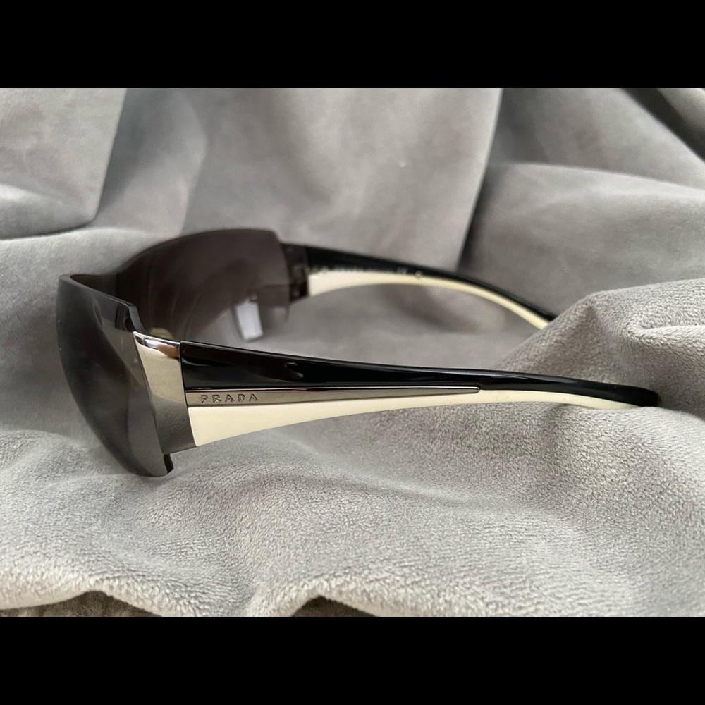 Prada Black and White Sunglasses